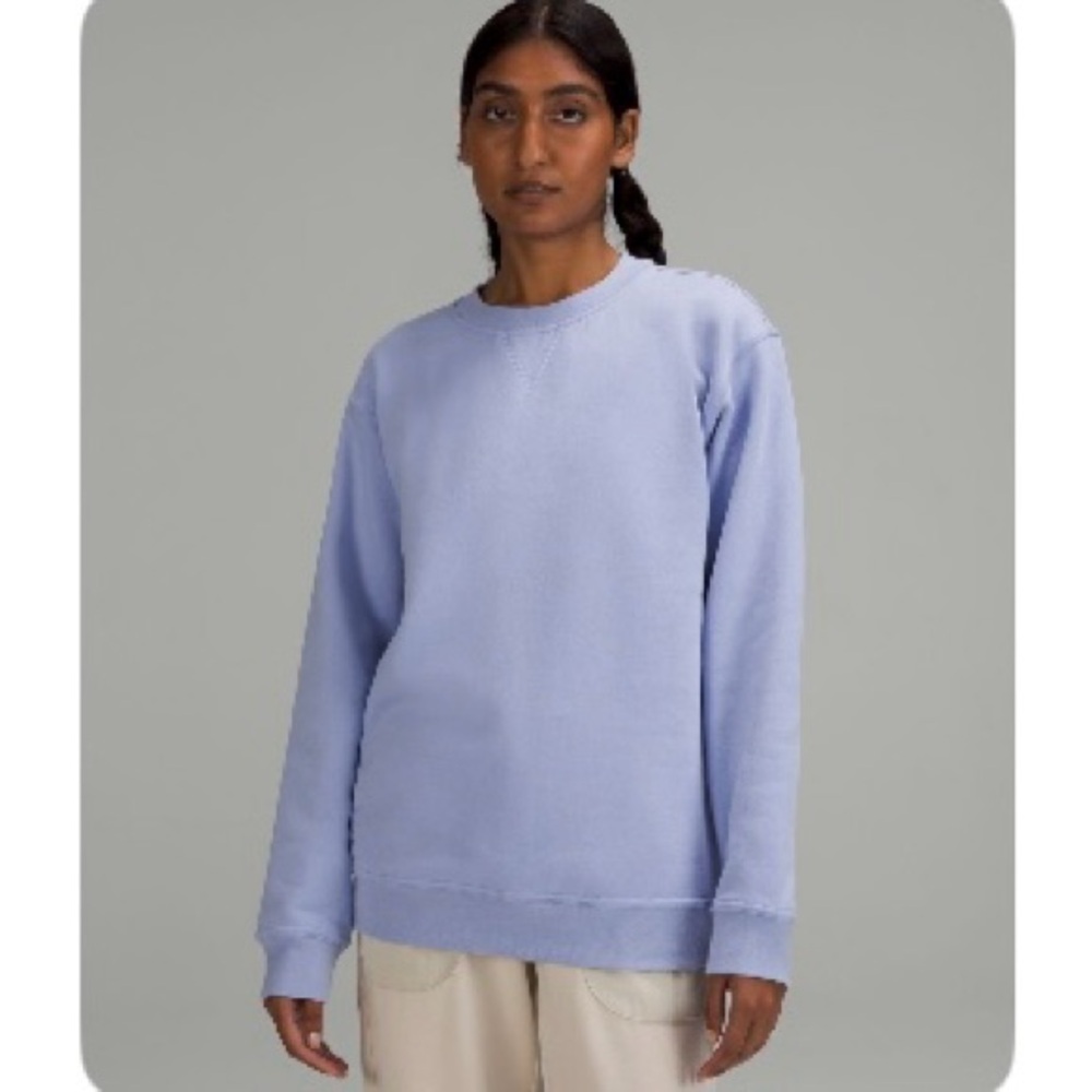 Lululemon All Yours Crew Fleece - Size 14 Lavender Dusk